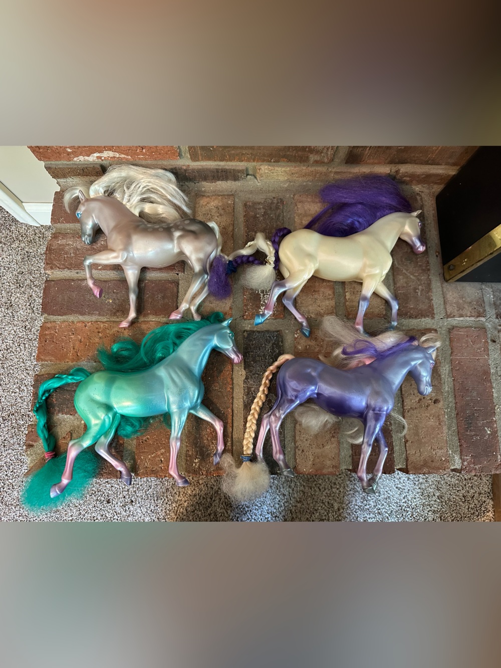 Vtg Lot Of 4 1980s Kenner Star Fillies Horses Chloe Calla Dara Niki - Picture 7 of 11